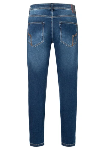 TIMEZONE Herren Jeans SLIM EDUARDOTZ Mid Waist - Slim Fit - Blau Grau