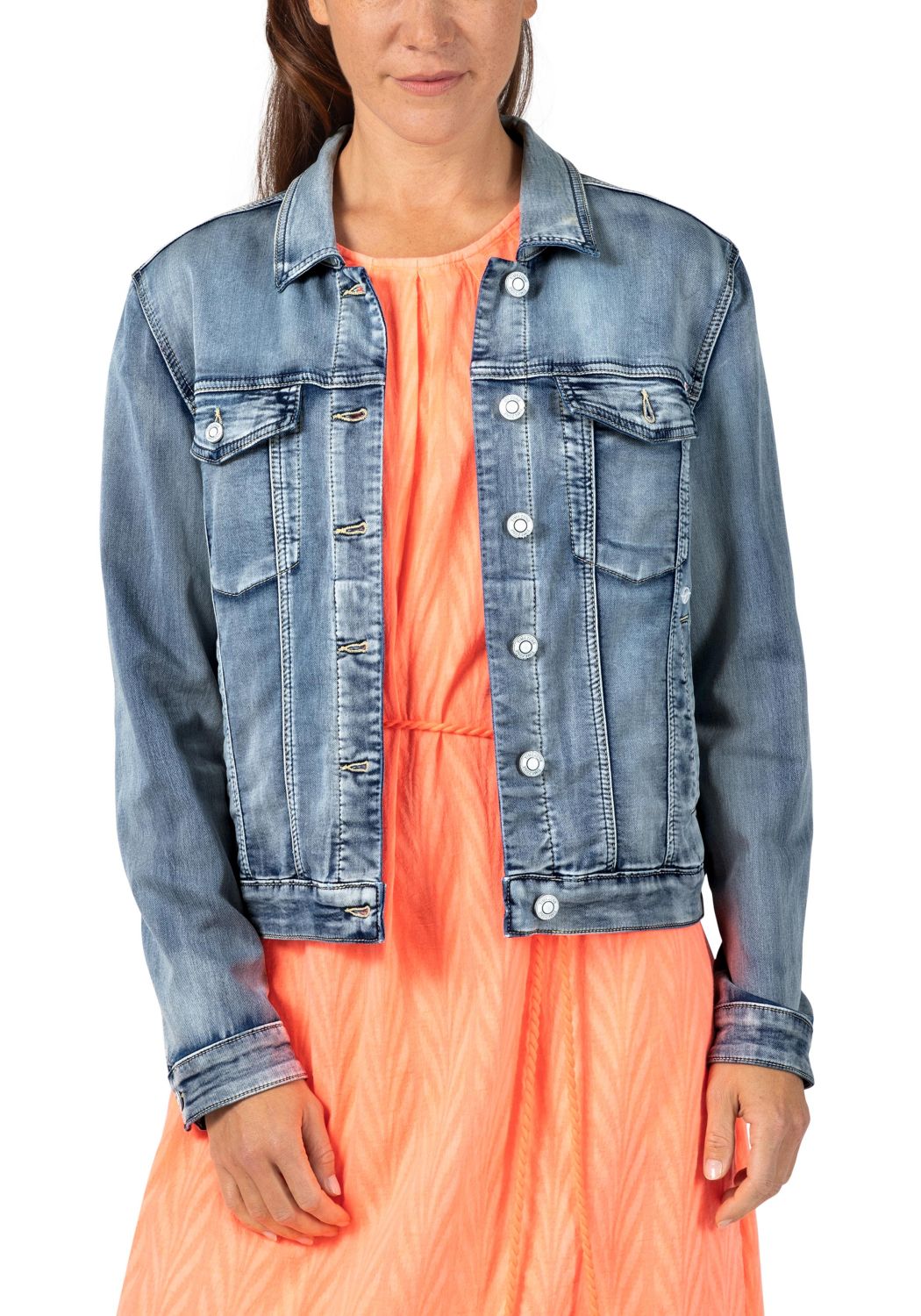 TIMEZONE Damen Jeansjacke DENIM JACKET II - Regular Fit Blau