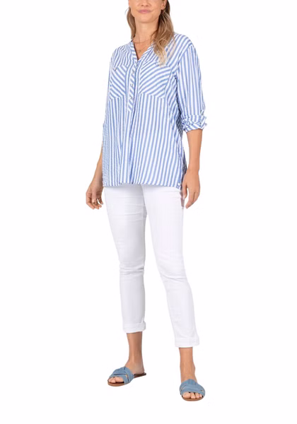 TIMEZONE 7/8 Damen Jeans SLIM NALITZ 7/8 - Mid Waist - Slim Fit -  Weiß TIMEZONE 7/8 Damen Jeans SLIM NALITZ 7/8 - Mid Waist - Slim Fit -  Weiß