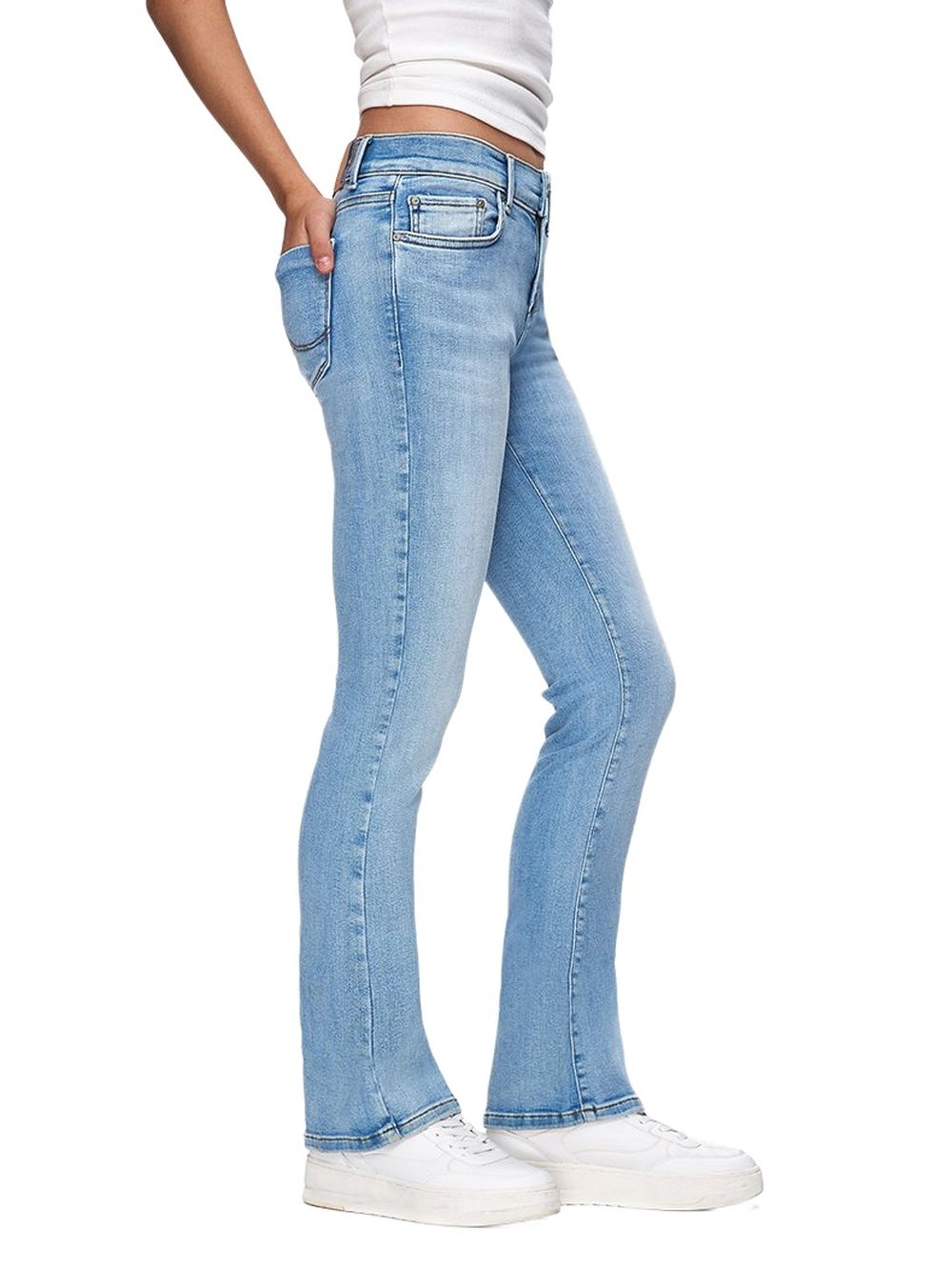 LTB Damen Jeans FALLON 400 - Mid Waist - Bootcut - Blau günstig online kaufen