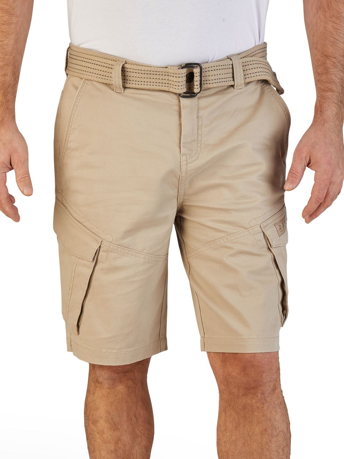 DENIMFY Cargo Shorts Herren mit Gürtel Regular Fit DFPhil günstig online kaufen