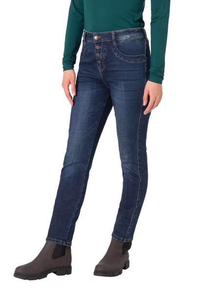 TIMEZONE Damen 7/8 Jeans REGUALR RAVENTZ 7/8 - High Waist - Regular Fit - Blau TIMEZONE Damen 7/8 Jeans REGUALR RAVENTZ 7/8 - High Waist - Regular Fit - Blau