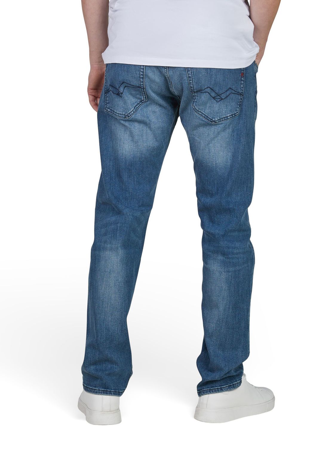 Replay Jeans Herren Stretch Straight Fit Grover günstig online kaufen