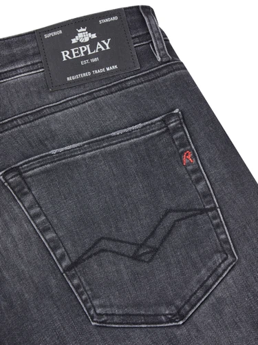 Replay Jeans Herren Stretch Straight Fit Grover