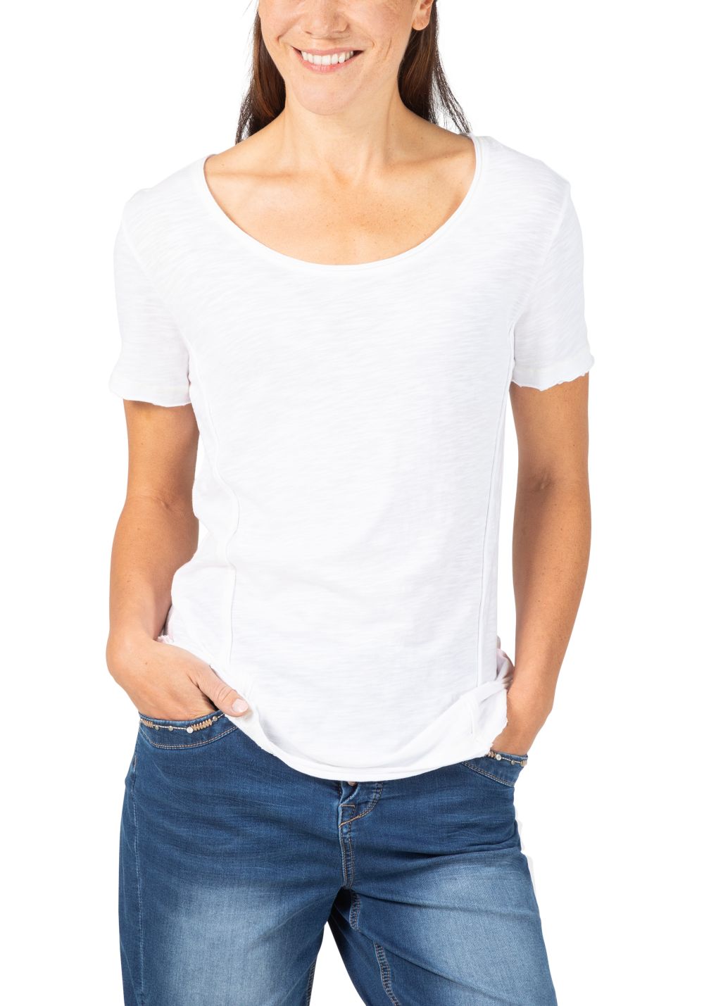 TIMEZONE Damen BASIC T-SHIRT - Regular Fit günstig online kaufen