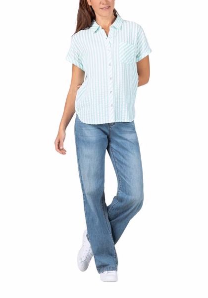 TIMEZONE Damen Jeans COMFORT CORATZ WOMANSHAPE - High Waist - Regular Fit - Blau TIMEZONE Damen Jeans COMFORT CORATZ WOMANSHAPE - High Waist - Regular Fit - Blau