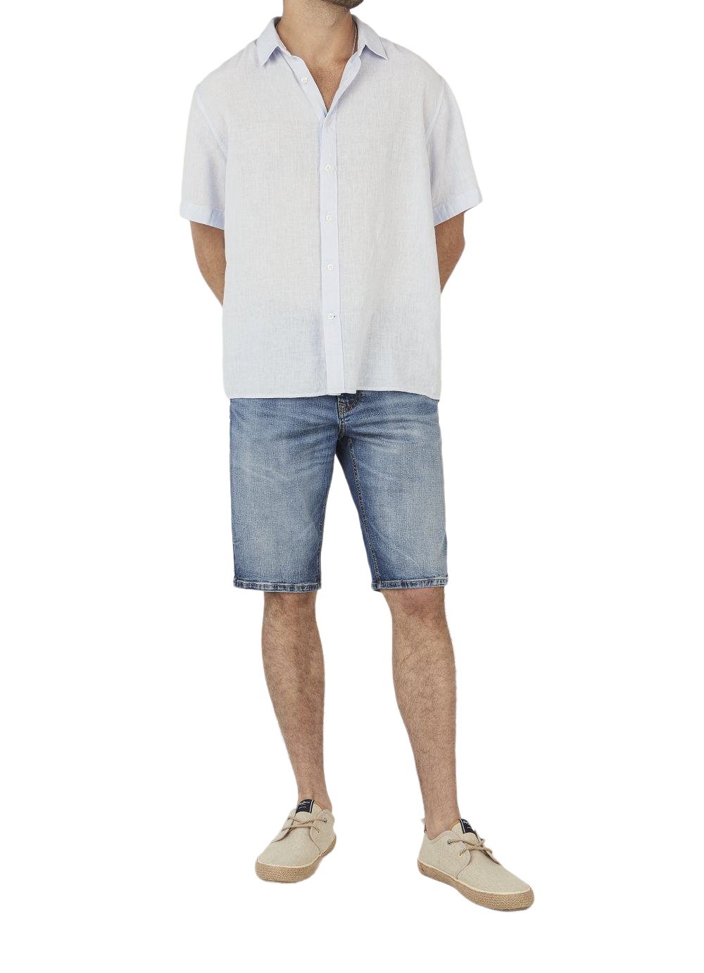 Pepe Jeans Herren Jeans Short STRAIGHT SHORT CASH Mid Waist Regular Fit - B günstig online kaufen