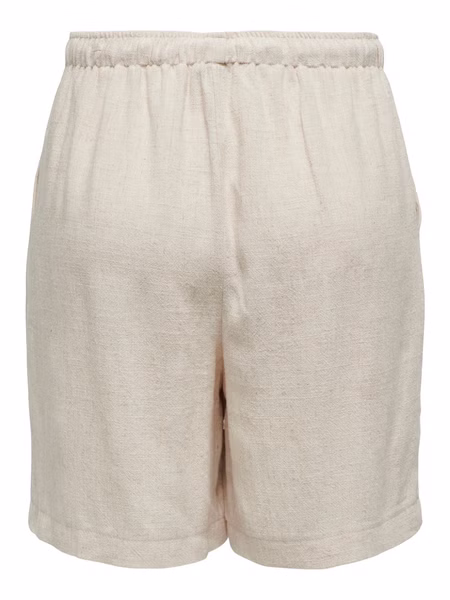 Only Damen Shorts ONLSIESTA MW PULL-UP LIN BL SHORTS - Loose Fit Only Damen Shorts ONLSIESTA MW PULL-UP LIN BL SHORTS - Loose Fit