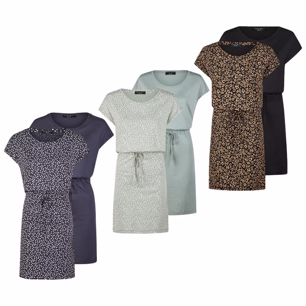 DENIMFY Sommerkleid Damen 2er Set Pack DFBella DENIMFY Sommerkleid Damen 2er Set Pack DFBella