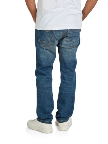 Tom Tailor Jeans Herren Stretch lang Straight Fit Marvin