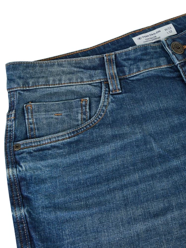 Tom Tailor Jeans Herren Stretch lang Straight Fit Marvin