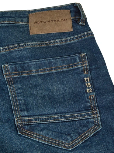 Tom Tailor Jeans Herren Stretch lang Straight Fit Marvin