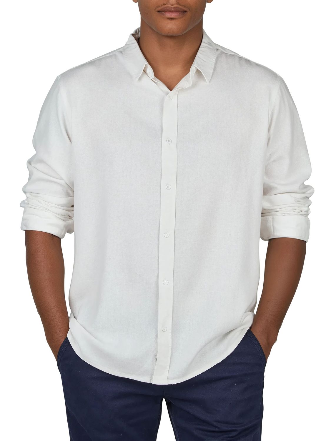 riverso Leinenhemd Herren Langarm Regular Fit RIVFabrizio günstig online kaufen