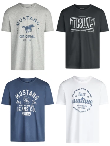 T-Shirt - 4er Pack Mustang Herren T-Shirt