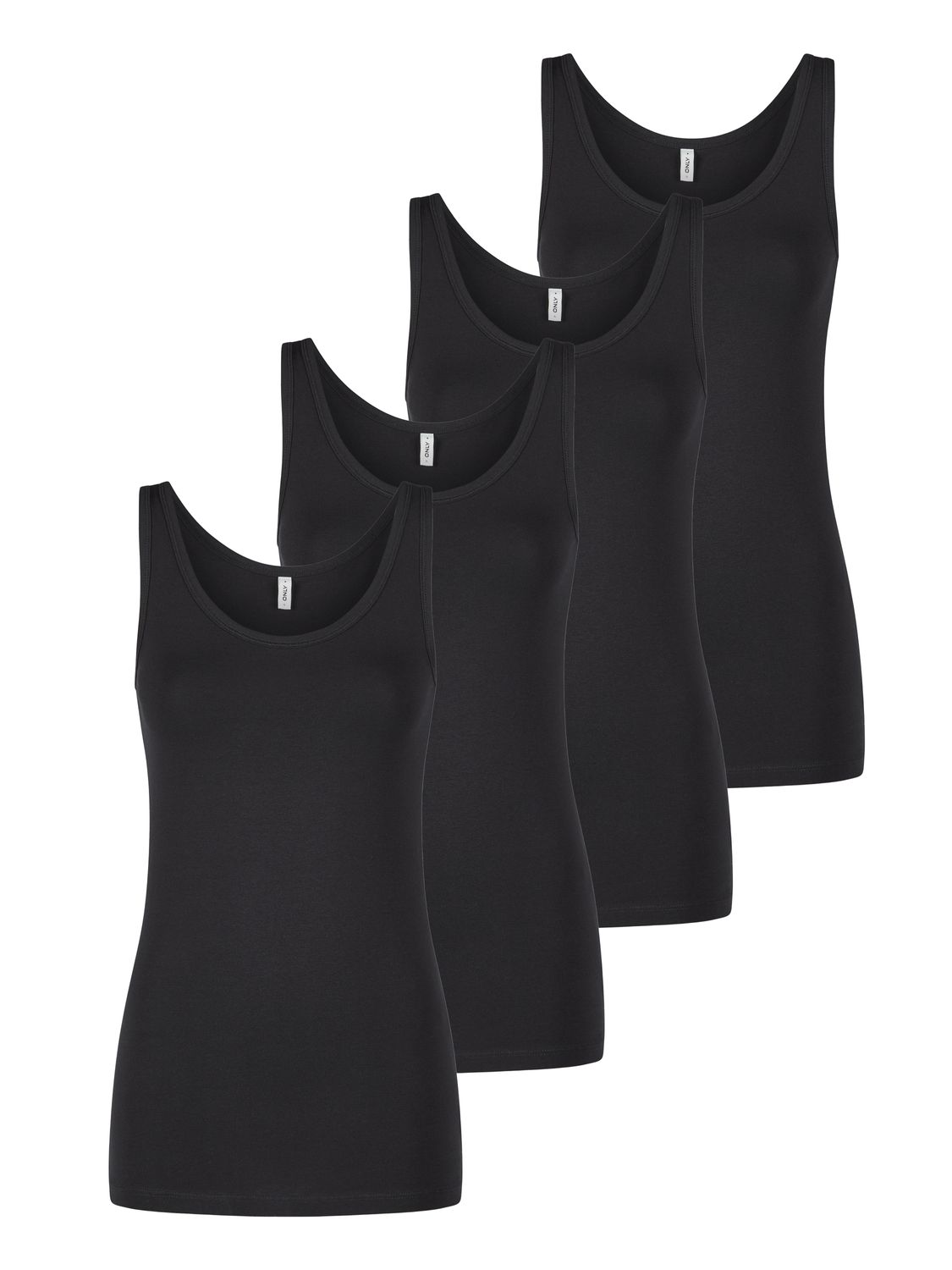 Top - ONLLIVE LUV Tank Top 4er Pack Slim Fit günstig online kaufen