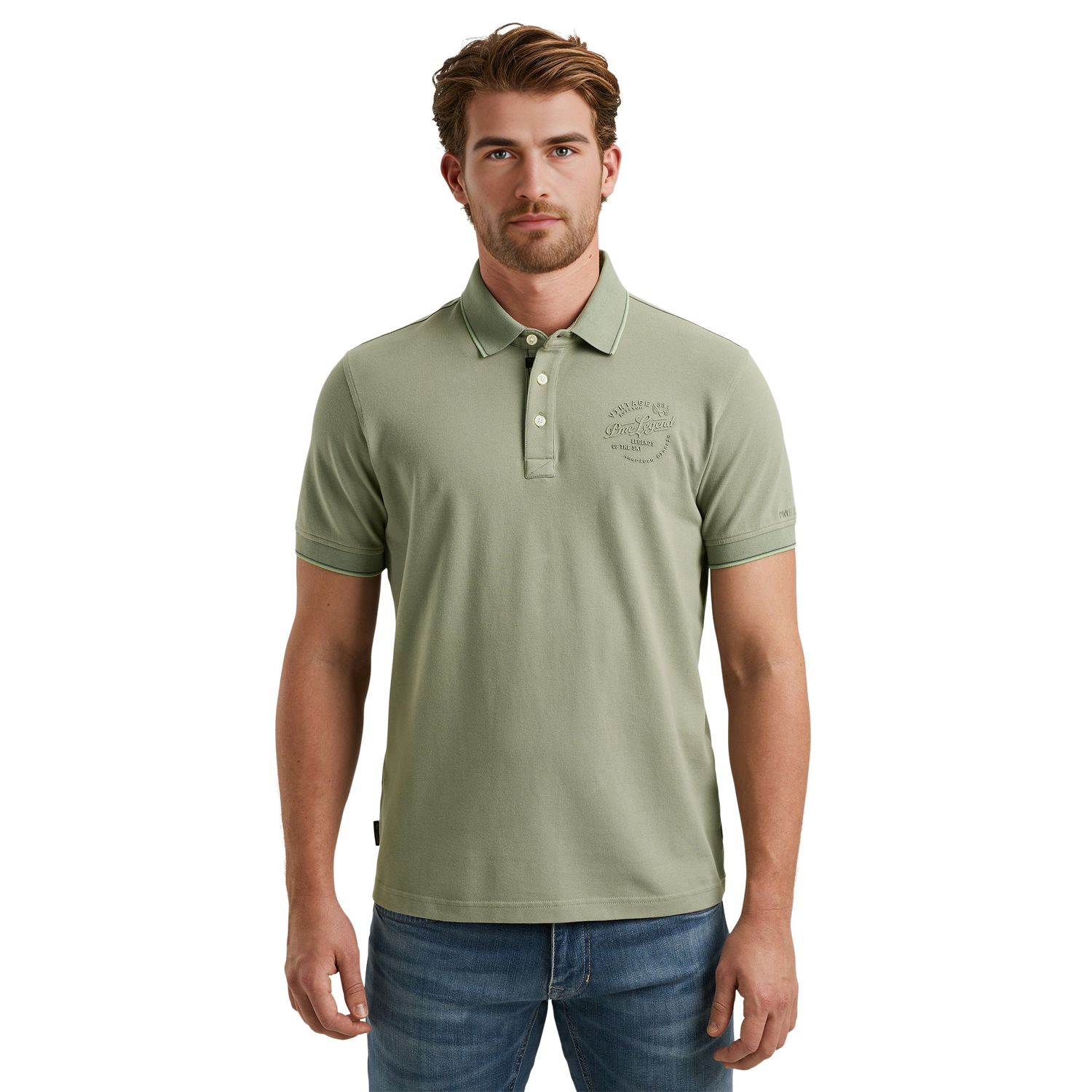 Poloshirt - SHORT SLEEVE POLO STRETCH PIQUE günstig online kaufen