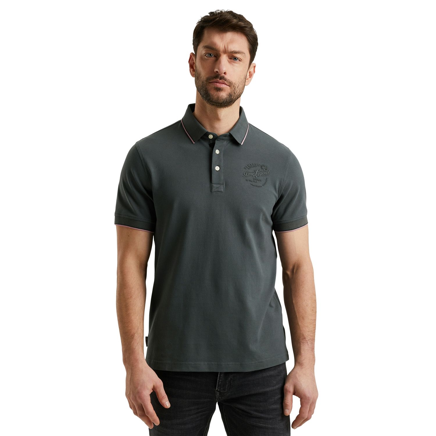 Poloshirt - SHORT SLEEVE POLO STRETCH PIQUE günstig online kaufen