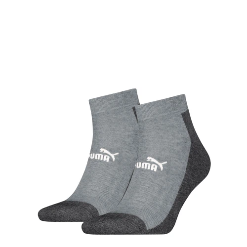 PUMA Herren Damen Unisex ELEMENTS CUSH QUARTER 2er Pack