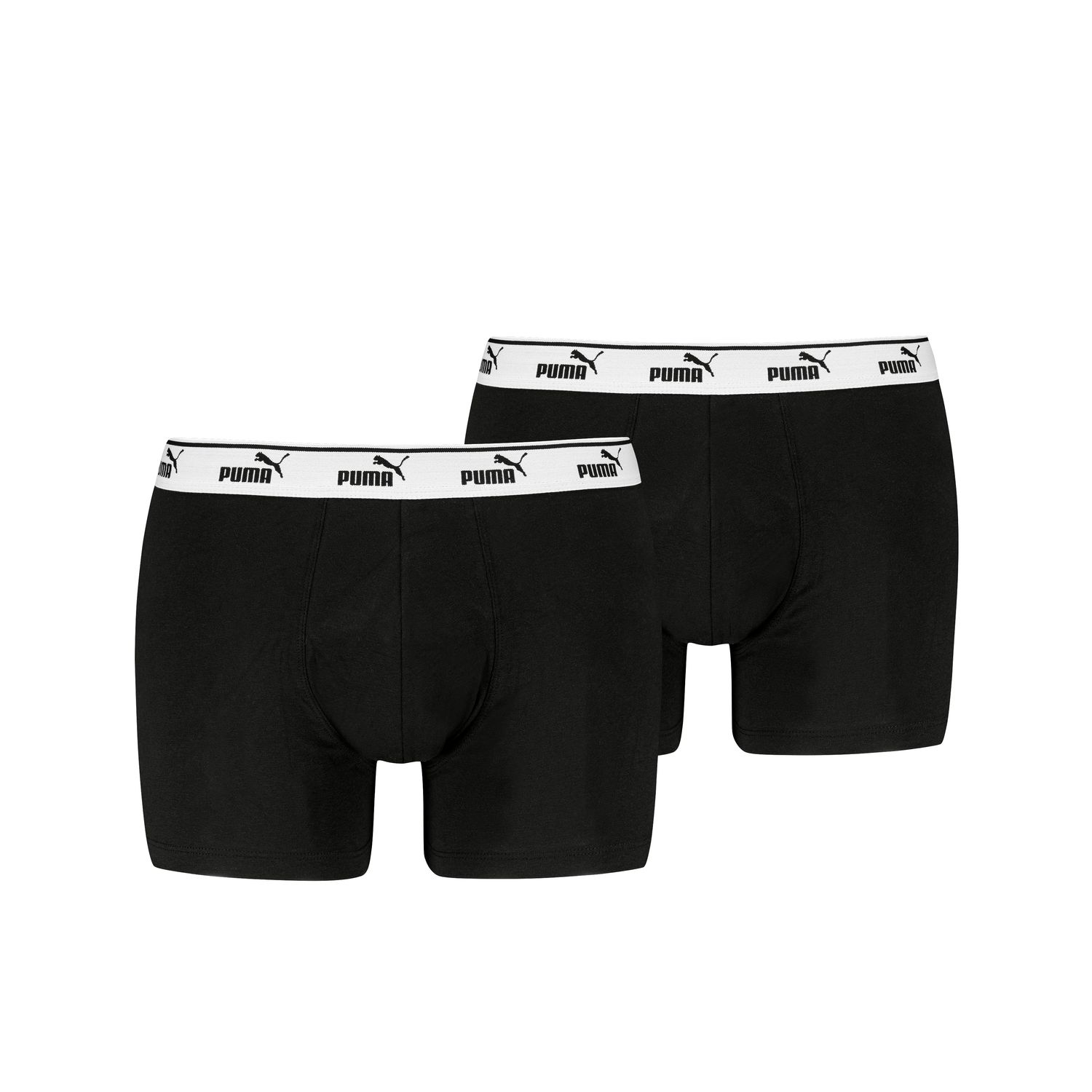 Puma Herren Boxershort PUMA ELEMENTS MEN LOGO ELASTIC BOXER 2er Pack