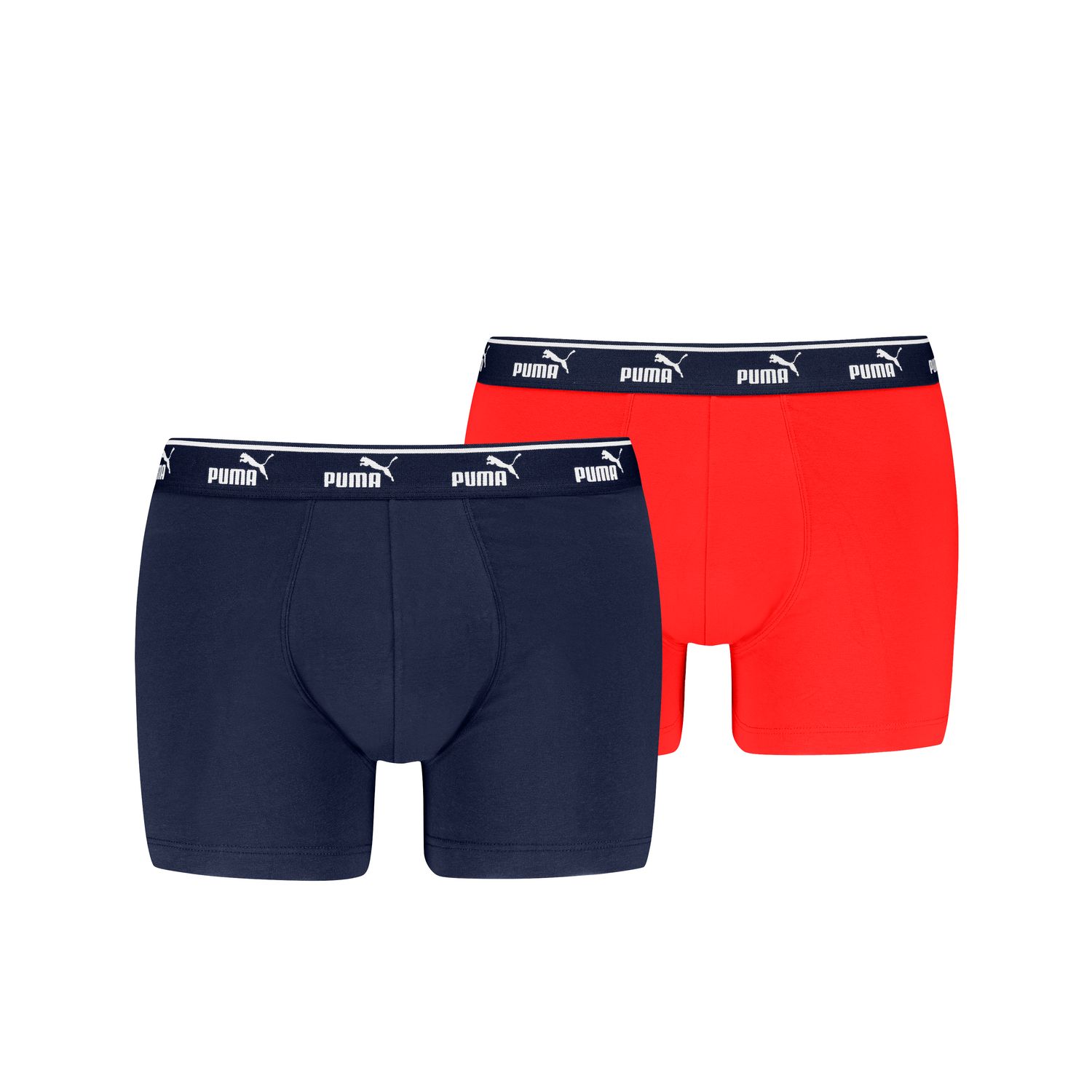 Puma Herren Boxershort PUMA ELEMENTS MEN LOGO ELASTIC BOXER 2er Pack
