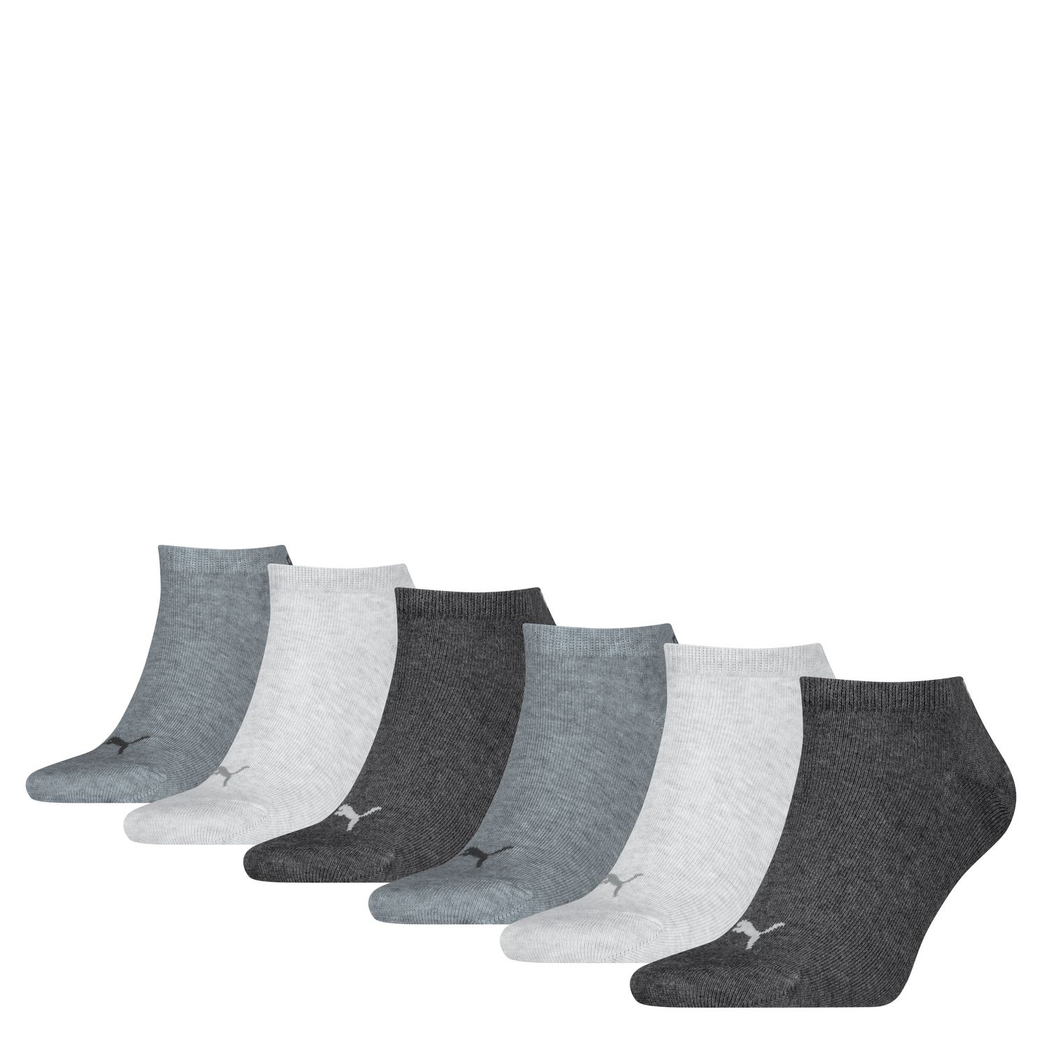 PUMA Herren Damen UNISEX SNEAKER PLAIN ECOM 6er Pack