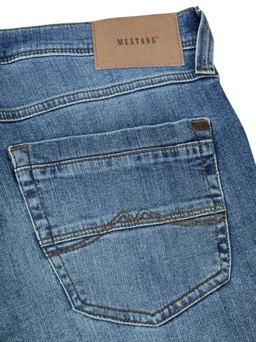 Mustang Jeans Herren Stretch lang Straight Fit Washington