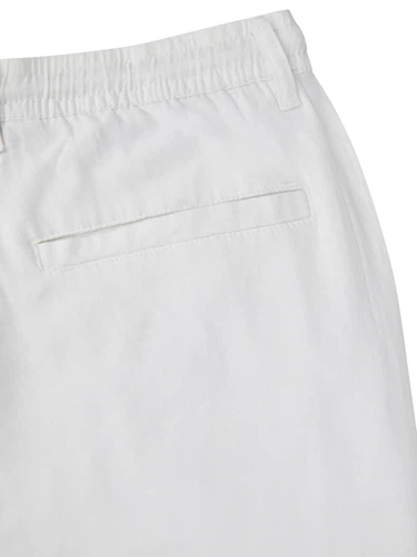 DENIMFY Leinenhose Herren lang Sommer Elastischer Bund Regular Fit DFDylan