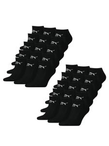 Quartersocken - PUMA HERREN DAMEN UNISEX SNEAKER CLYDE 12er Pack 18er Pack 30er PackSchwarz