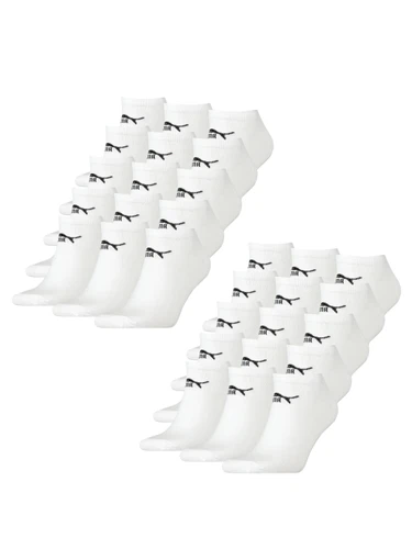 Quartersocken - PUMA HERREN DAMEN UNISEX SNEAKER CLYDE 12er Pack 18er Pack 30er Pack