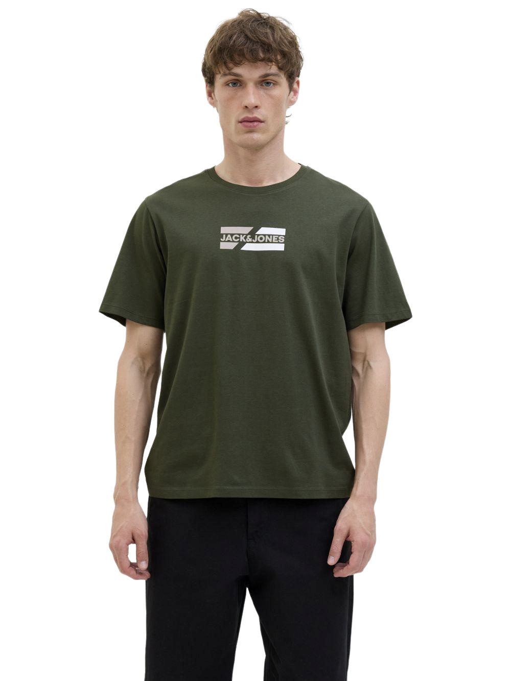 Jack & Jones Herren Rundhals T-Shirt JJCORP GRAPHIC TEE SS O-NECK - Regular günstig online kaufen
