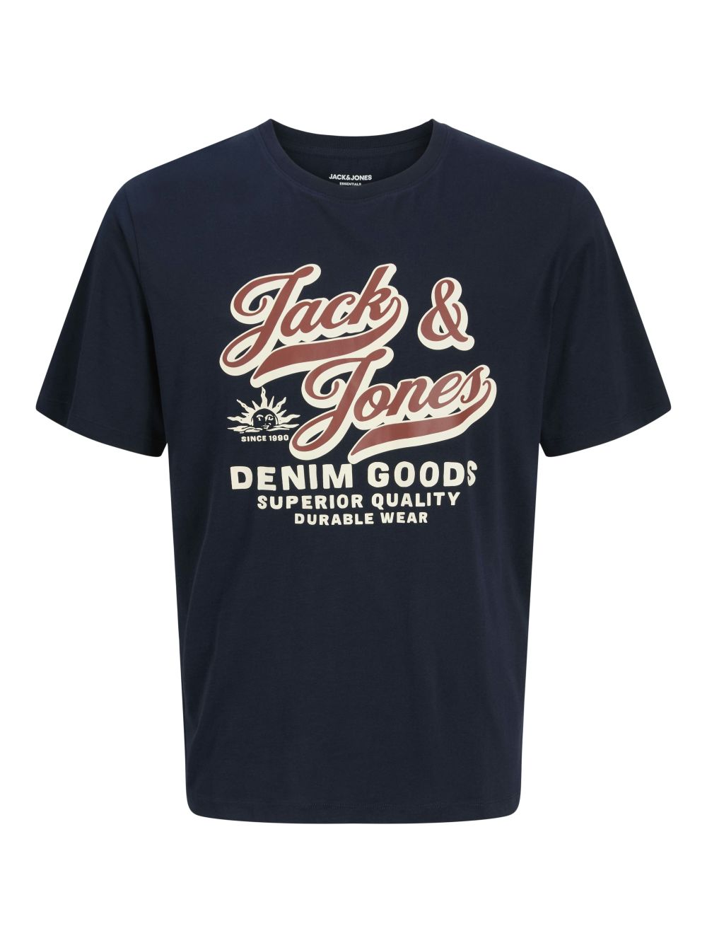 Jack & Jones Herren Rundhals T-Shirt JJELOGO TEE SS O-NECK 2 COL - Regular günstig online kaufen