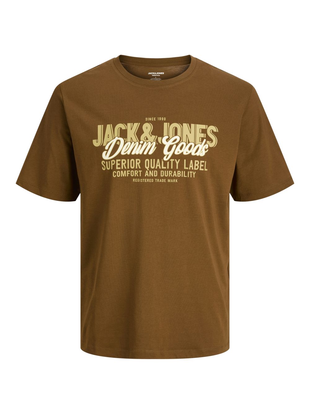 Jack & Jones Herren Rundhals T-Shirt JJELOGO TEE SS O-NECK 2 COL - Regular günstig online kaufen