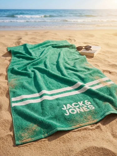 Jack & Jones Strandhandtuch Handtuch 80 x 160 cm 100% Baumwolle Frottier JACCLUB TOWEL