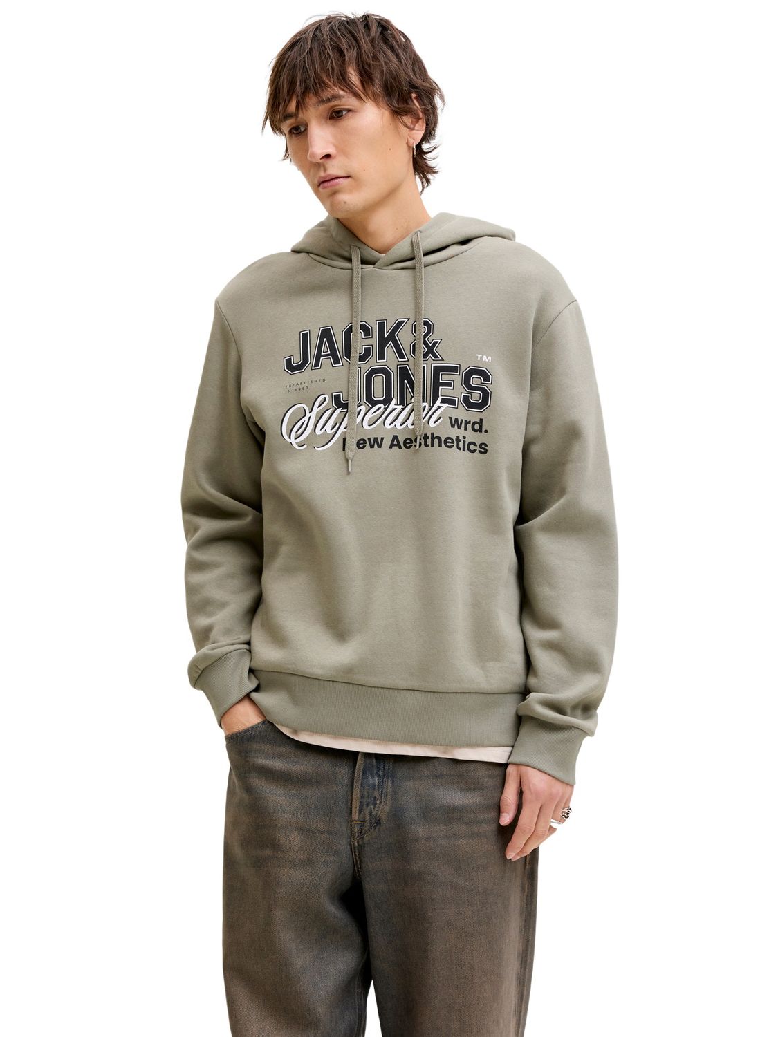 Jack & Jones Herren Hoodie Kapuzenpullover JJELOGO SWEAT HOOD 2 COL - Regul günstig online kaufen