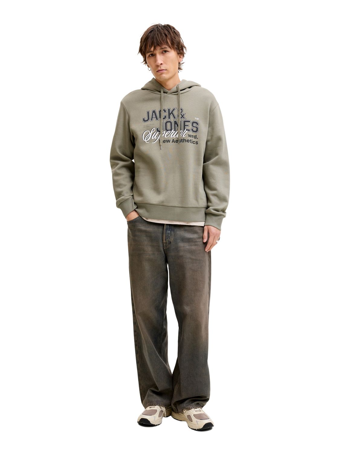 Jack & Jones Herren Hoodie Kapuzenpullover JJELOGO SWEAT HOOD 2 COL - Regul günstig online kaufen