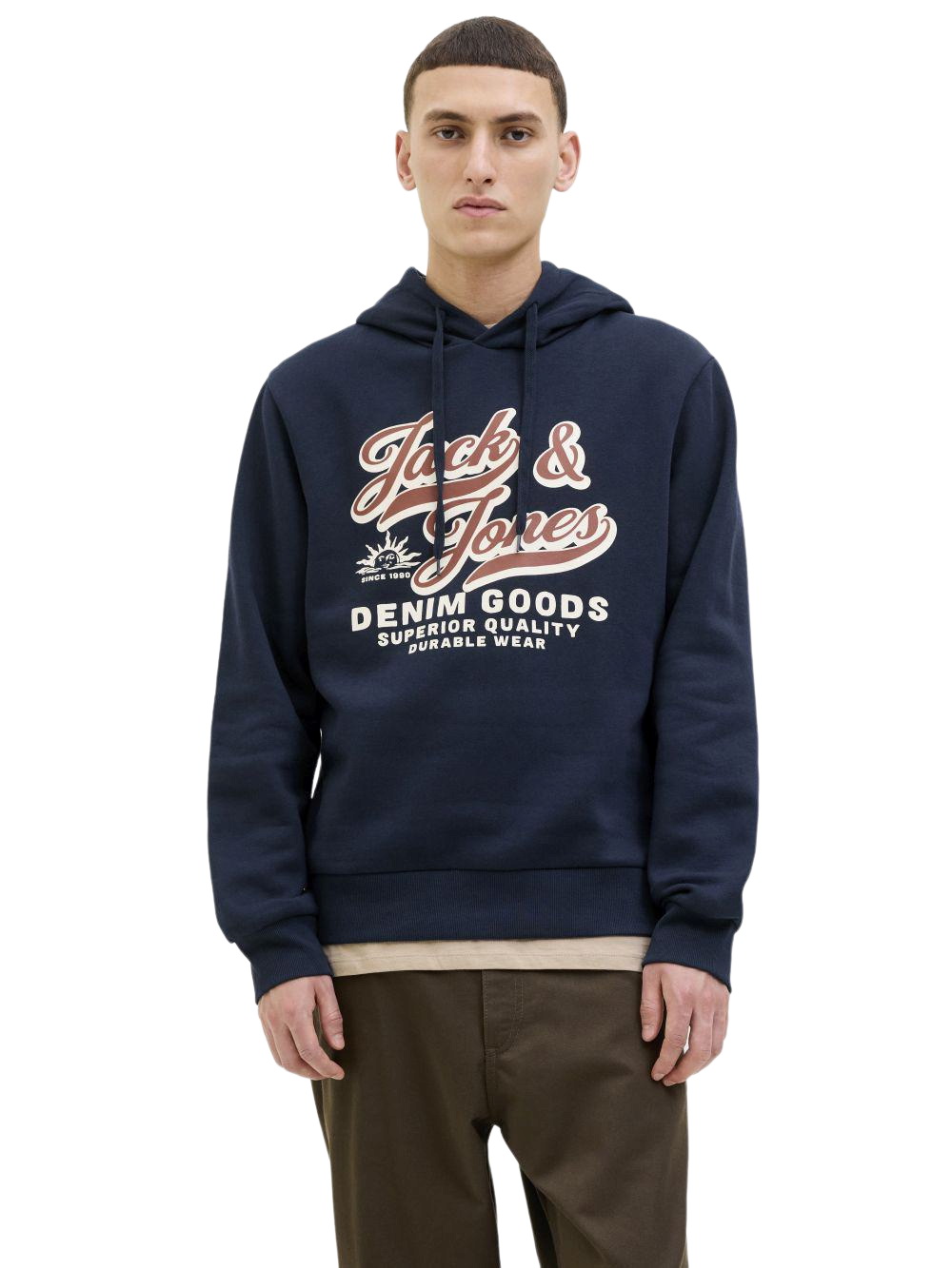 Jack & Jones Herren Hoodie Kapuzenpullover JJELOGO SWEAT HOOD 2 COL - Regul günstig online kaufen