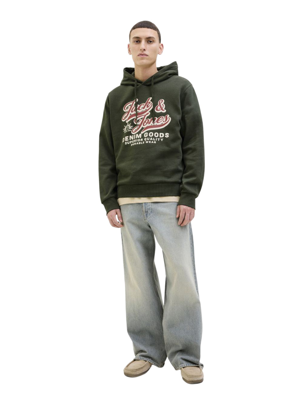 Jack & Jones Herren Hoodie Kapuzenpullover JJELOGO SWEAT HOOD 2 COL - Regul günstig online kaufen