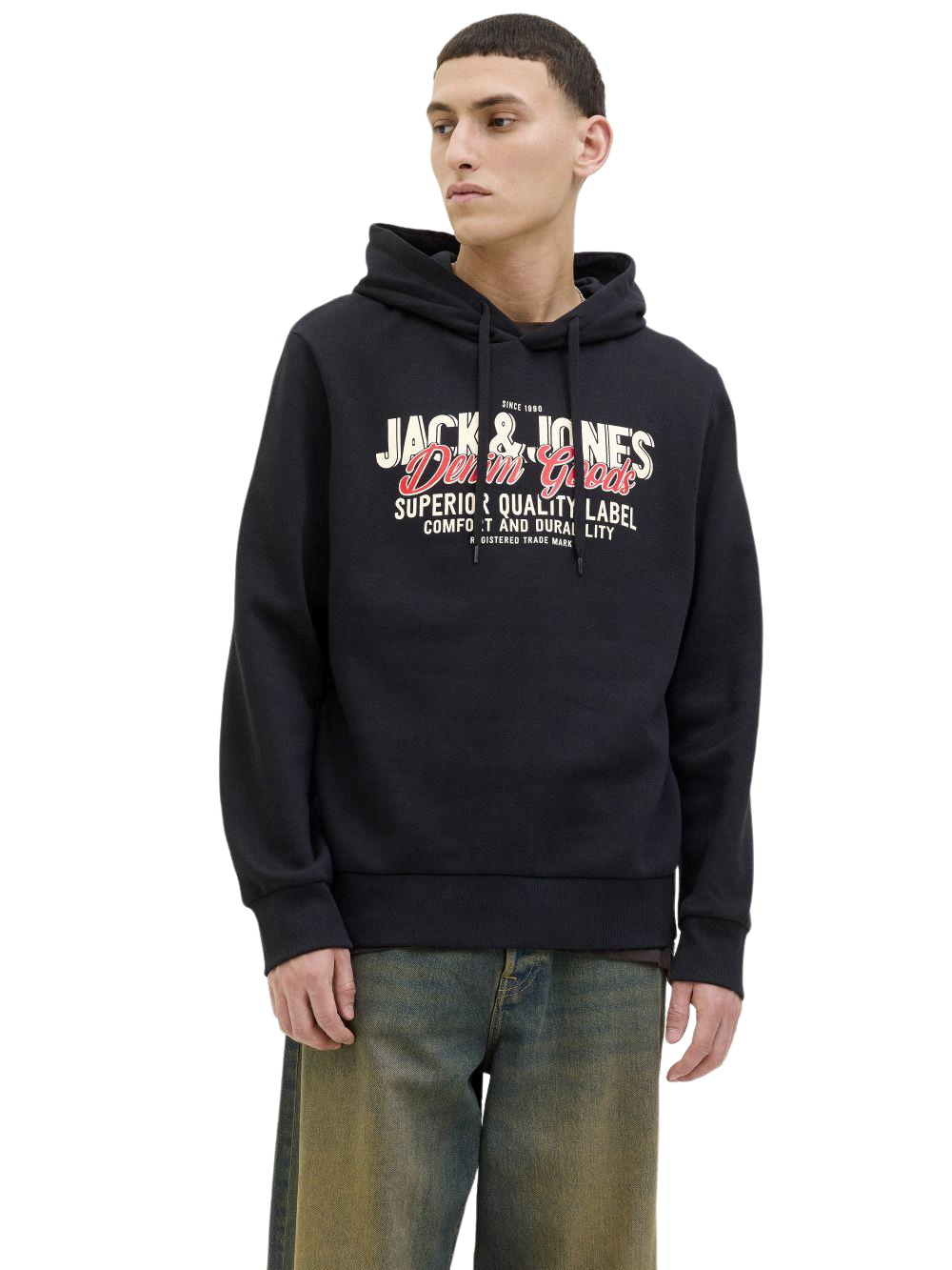 Jack & Jones Herren Hoodie Kapuzenpullover JJELOGO SWEAT HOOD 2 COL - Regul günstig online kaufen
