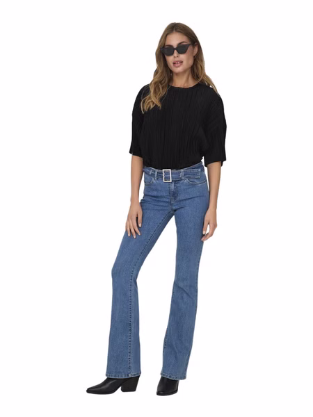 Only Damen T-Shirt ONLRAVENNA S/S PLISSE - Regular Fit Only Damen T-Shirt ONLRAVENNA S/S PLISSE - Regular Fit