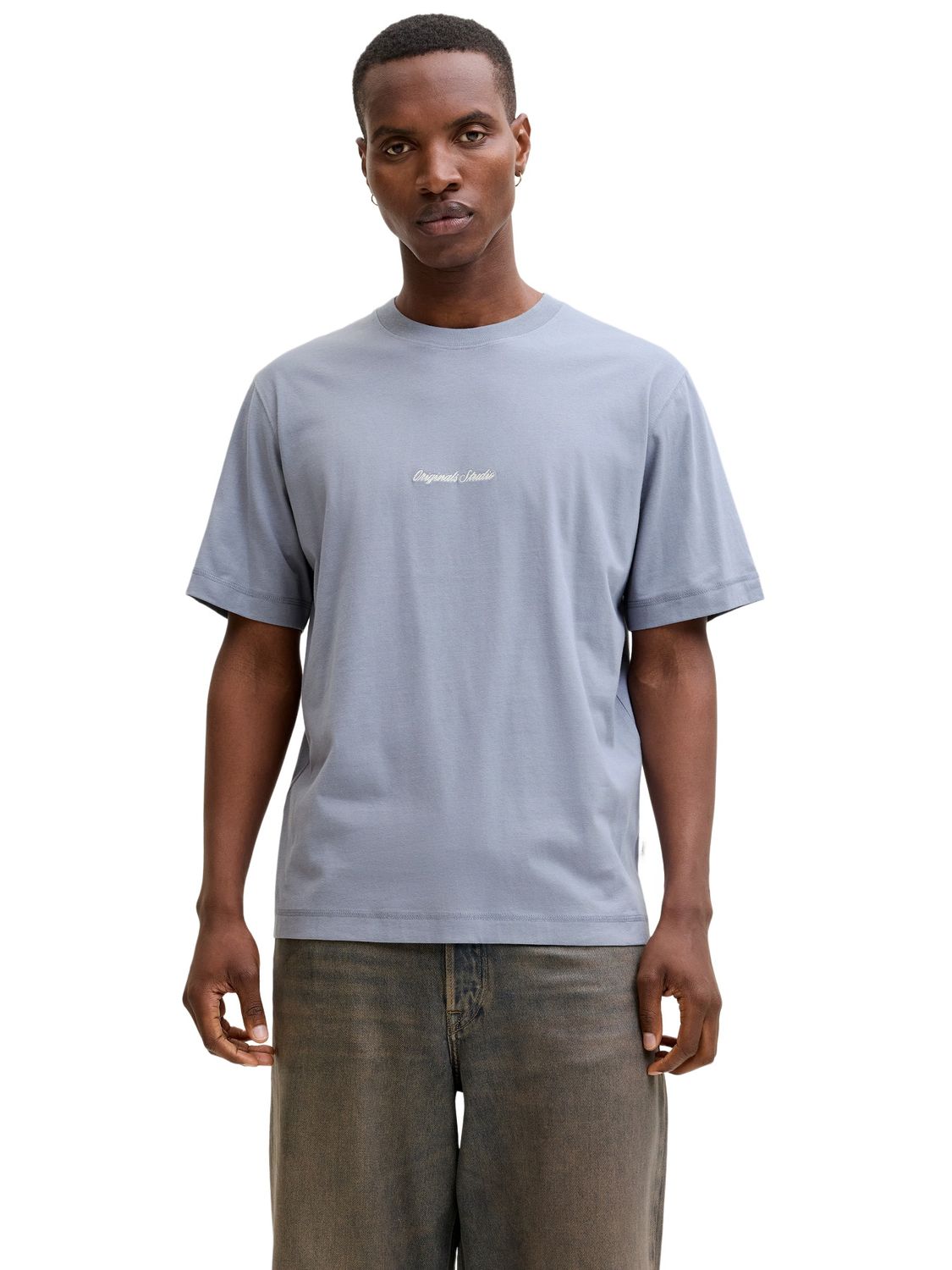 Jack & Jones Herren Rundhals T-Shirt JORNORREBRO EMB TEE SS CREW NECK - Rel günstig online kaufen