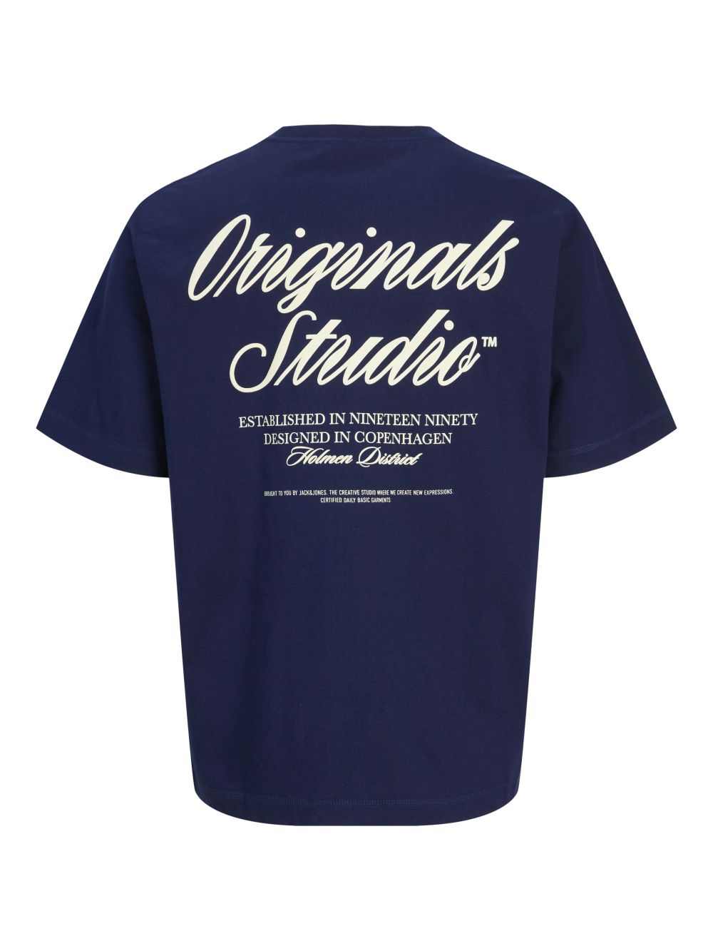 Jack & Jones Herren Rundhals T-Shirt JORNORREBRO TYPO TEE SS CREW NECK - Re günstig online kaufen