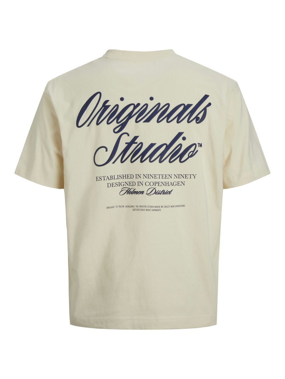Jack & Jones Herren Rundhals T-Shirt JORNORREBRO TYPO TEE SS CREW NECK - Re günstig online kaufen