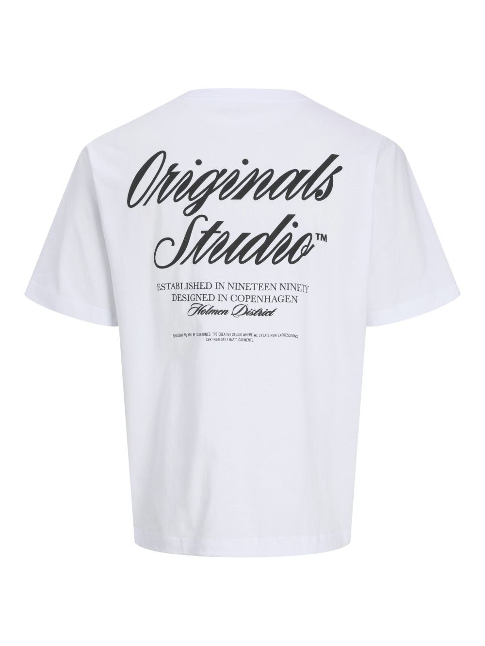Jack & Jones Herren Rundhals T-Shirt JORNORREBRO TYPO TEE SS CREW NECK - Re günstig online kaufen