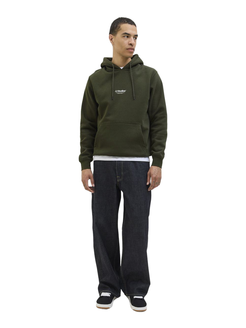 Jack & Jones Herren Hoodie Kapuzenpullover JJESOHO SWEAT HOOD - Relaxed Fit günstig online kaufen