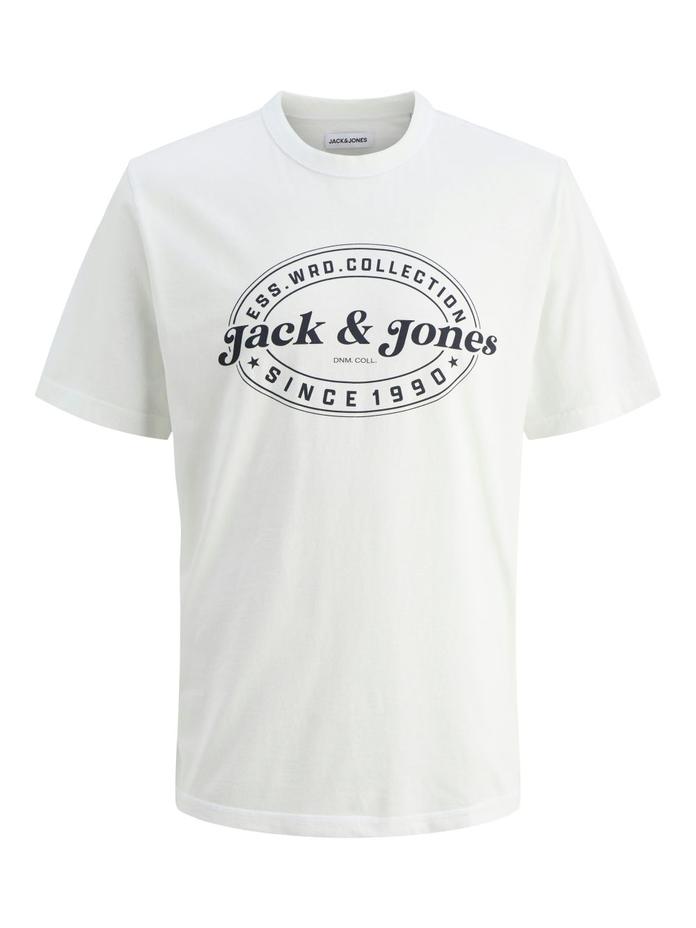 Jack & Jones Herren Rundhals T-Shirt JJEDOVER PRINT TEE SS CREW NECK - Relaxed Fit