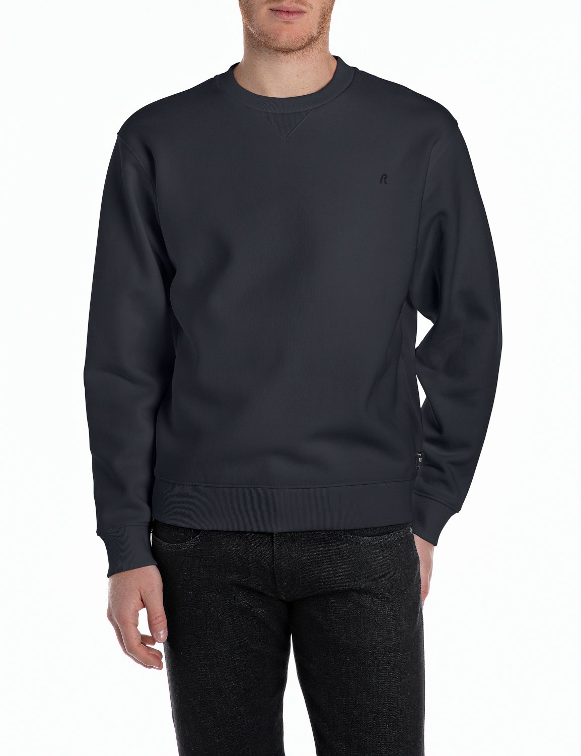 Replay Herren Sweatshirt BRUSHED FLEECE - Regular Fit günstig online kaufen