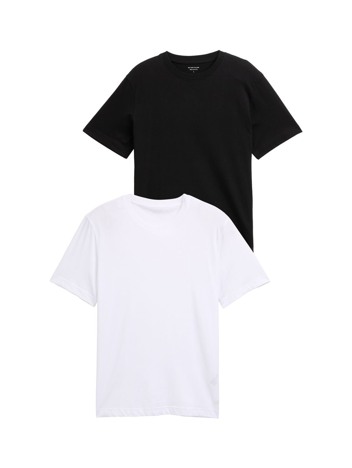 Tom Tailor Herren T-Shirt "DOUBLE PACK CREW-NECK" - Regular Fit