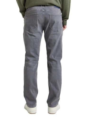 Tom Tailor Herren Jeans MARVIN STRAIGHT - Mid Waist - Straight Fit - Blau Schwarz