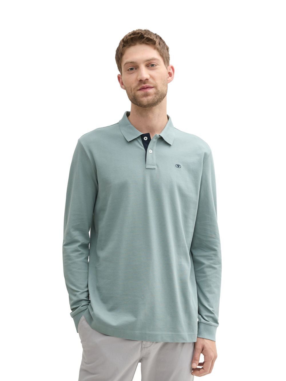 Tom Tailor Herren Poloshirt BASIC POLO WITH CONTRAST - Regular Fit günstig online kaufen