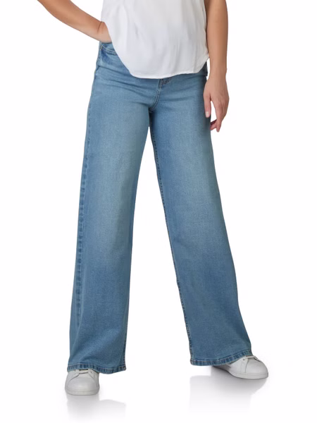 DENIMFY Jeans Damen High Waist Weites Bein DFPaula DENIMFY Jeans Damen High Waist Weites Bein DFPaula